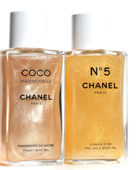 coco chanel glitter oil|Chanel bath and body gel.